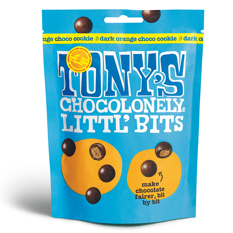 Tony's Chocolonely Littl' Bits Dark Orange Choco Cookie - 100g