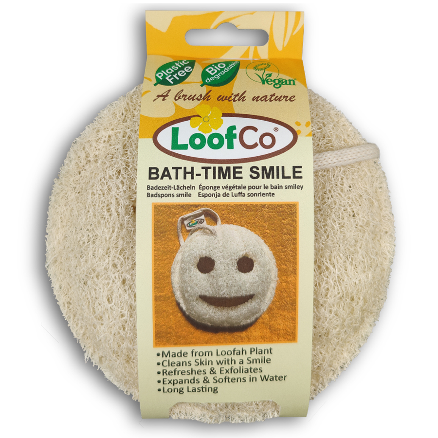 LoofCo Bath-Time Smile Loofah