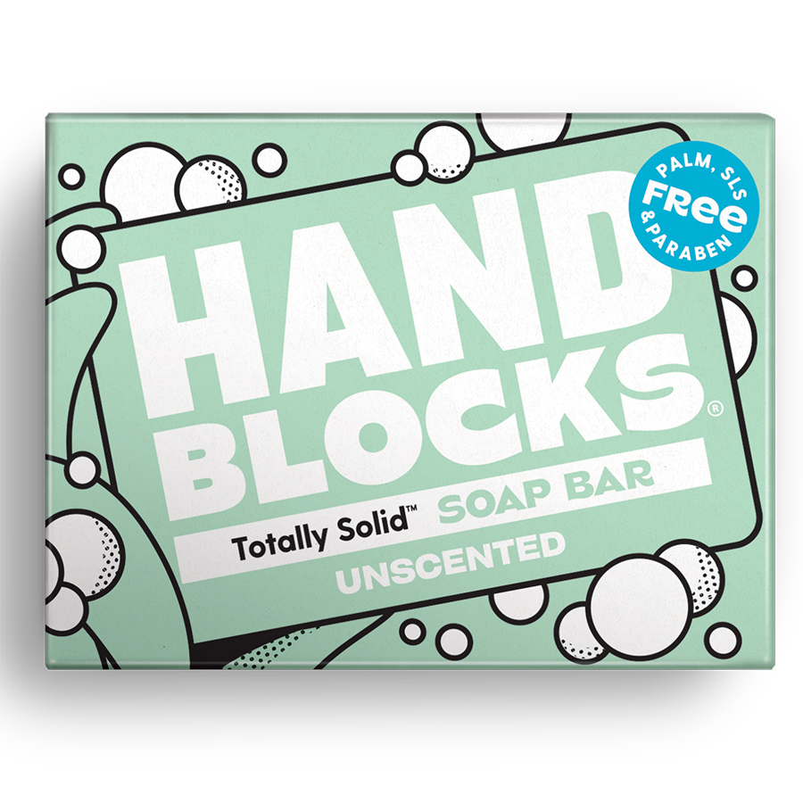 Hand Blocks Totally Solid Soap Bar - Naked Unscented - 100g