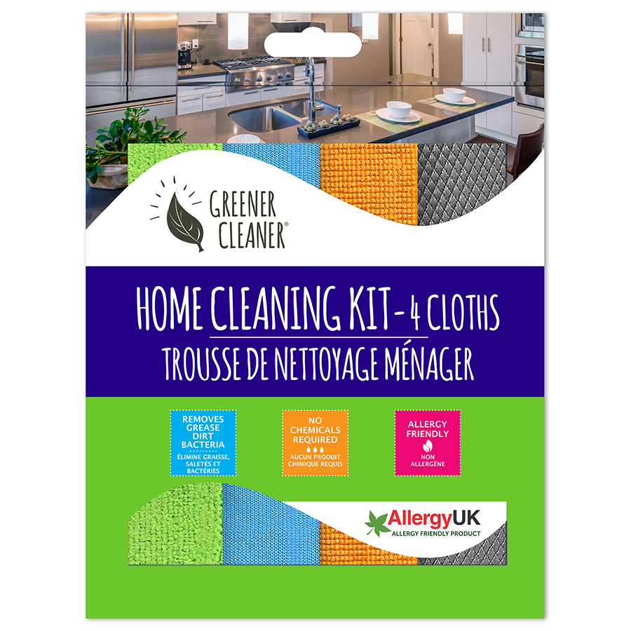 Greener Cleaner Home Cleaning Kit - Pack of 4