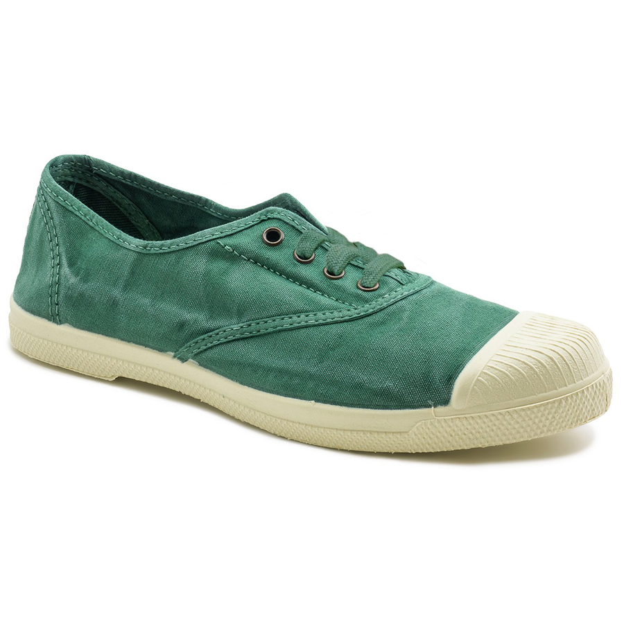 Natural World Organic Cotton Canvas Sneakers - Green
