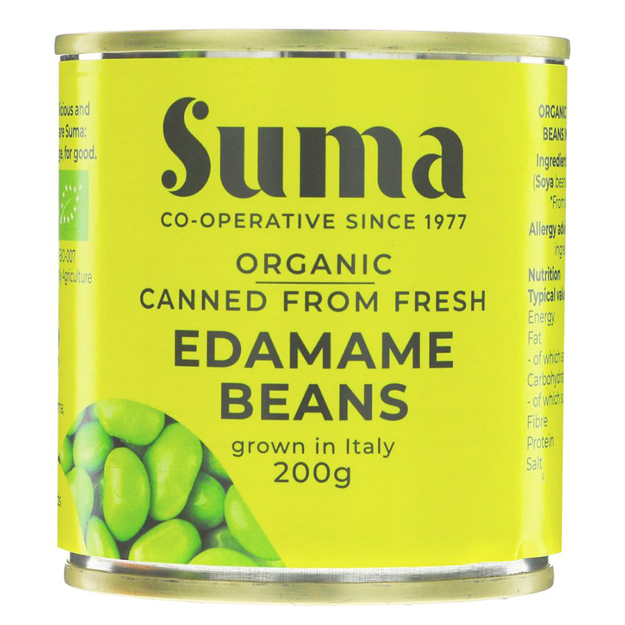 Suma Organic Fresh Edamame Soybeans - 200g