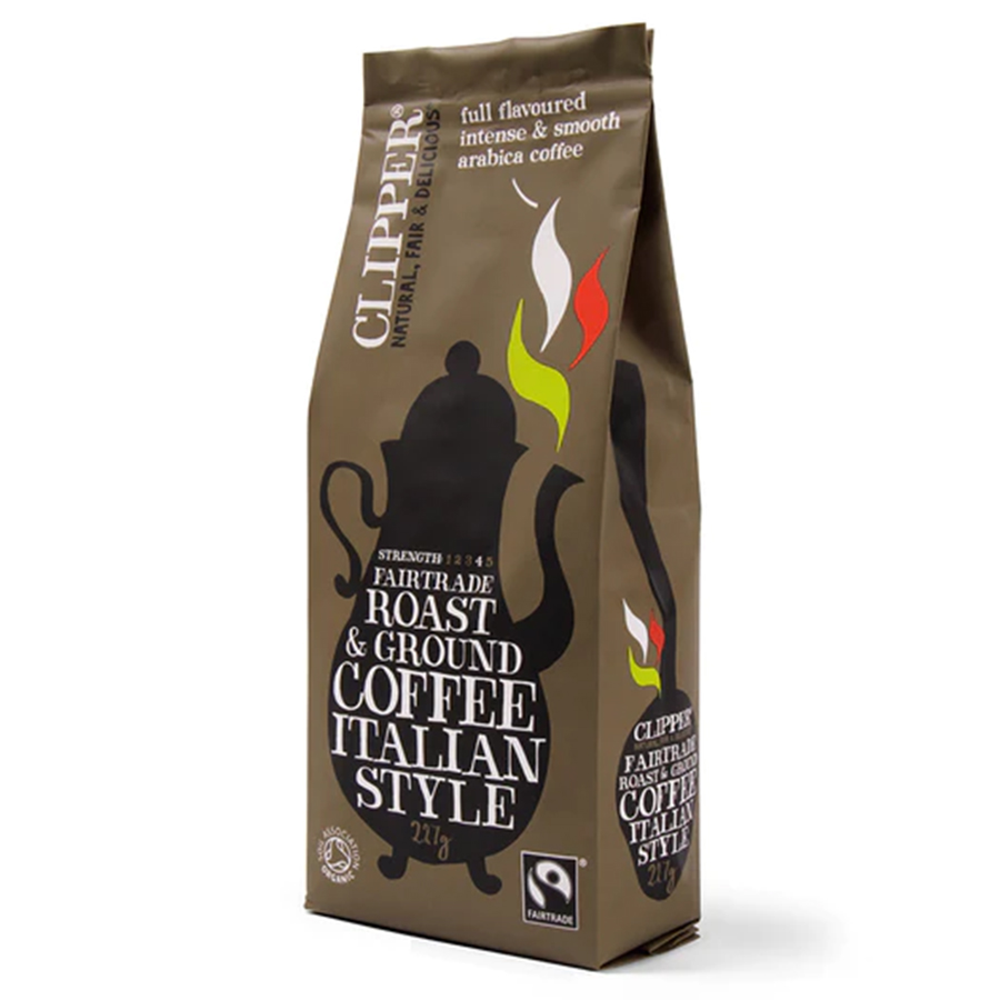 Clipper Italian Style Ground Coffee - 227g