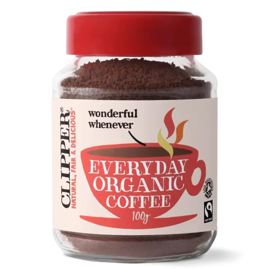Clipper Fairtrade & Organic Everyday Instant Coffee - 100g