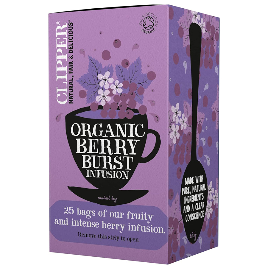 Clipper Organic Wild Berry Tea - 25 Bags