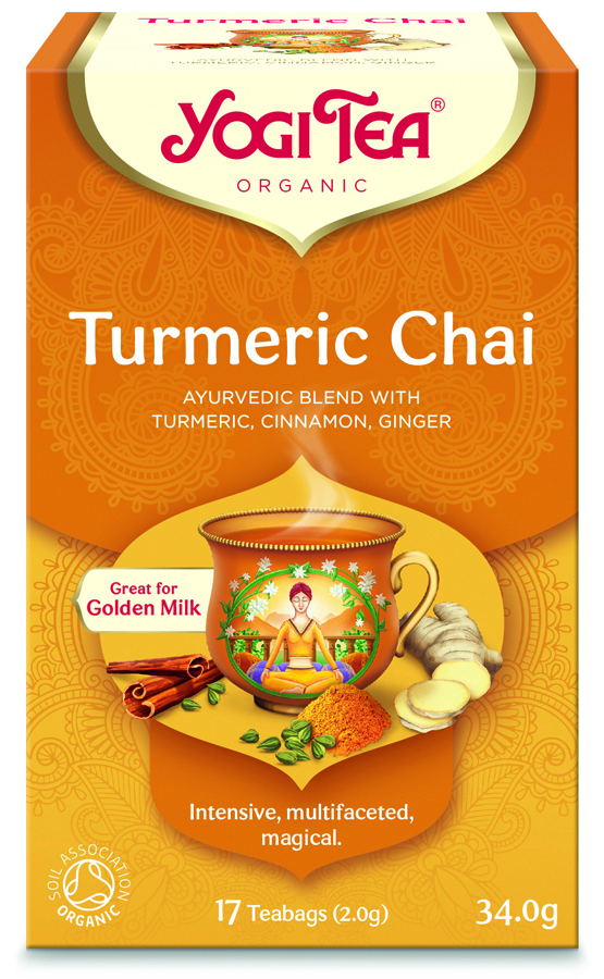 Yogi Organic Turmeric Chai Tea - 17 Bags