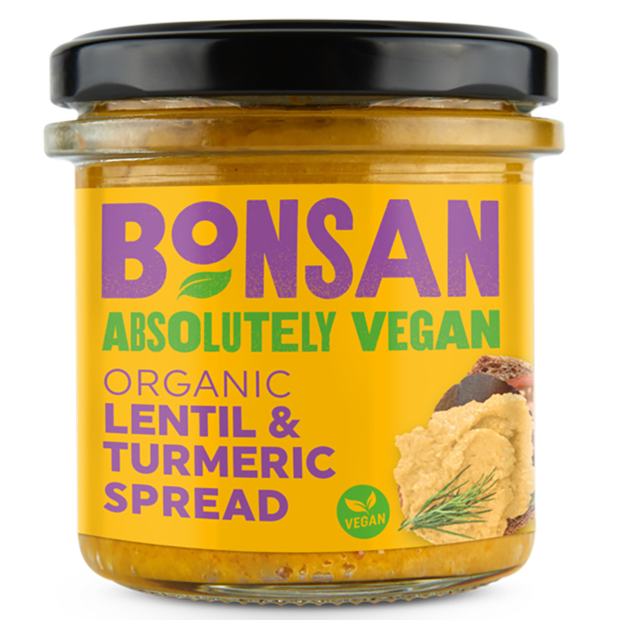 Bonsan Organic Lentil & Turmeric Spread - 140g