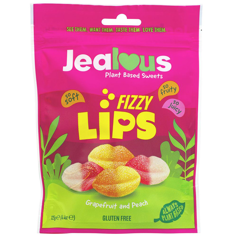 Jealous Sweets Fizzy Lips Share Bag - 125g