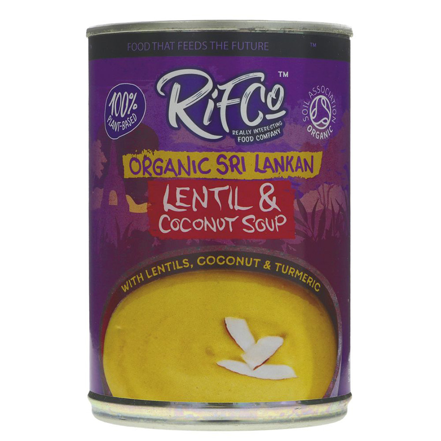 RiFCo Organic Sri Lankan Lentil & Coconut Soup - 400g