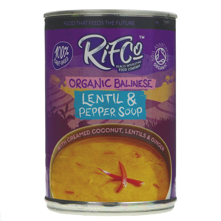 RiFCo Organic Balinese Lentil & Pepper Soup - 400g