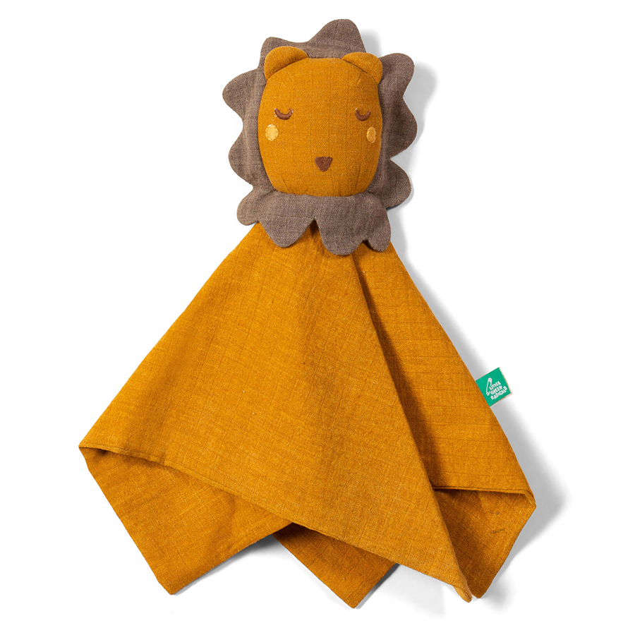 Golden Lion Organic Baby Comforter Toy