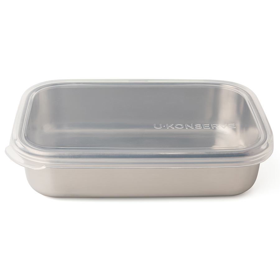 U-Konserve Medium Rectangle Container with Silicone Lid - 25oz