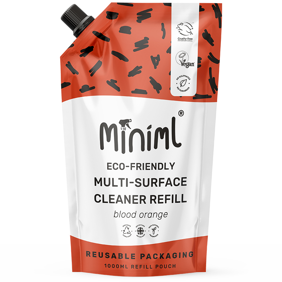 Miniml Multi-Surface Cleaner - Blood Orange - 1L Refill