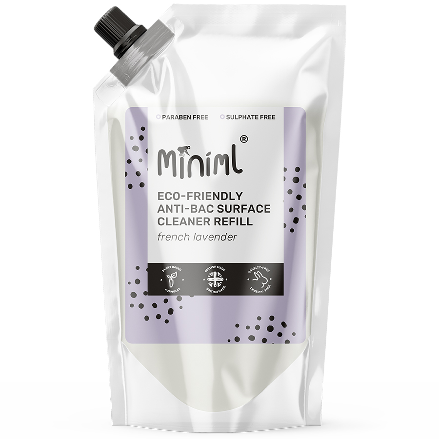 Miniml Anti-Bac Surface Cleaner - French Lavender - 1L Refill