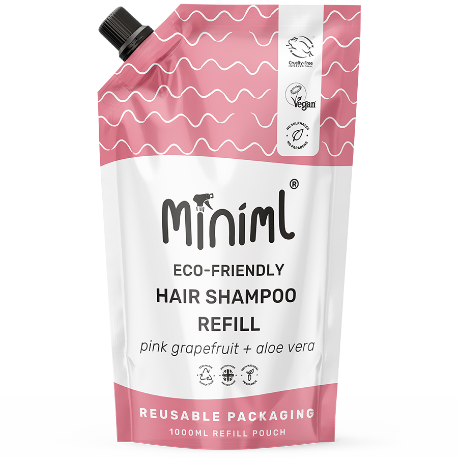 Miniml Hair Shampoo - Pink Grapefruit - 1L Refill