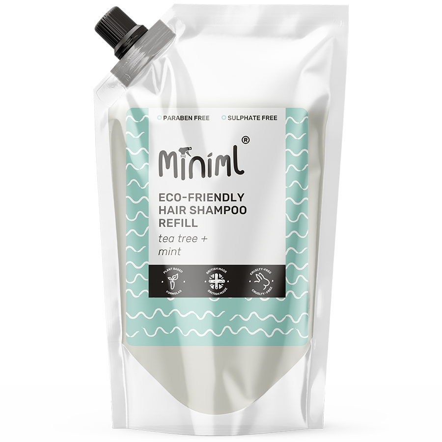 Miniml Hair Shampoo - Tea Tree & Mint - 1L Refill