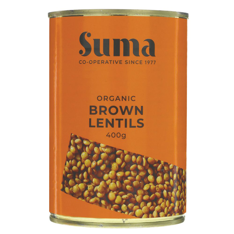 Suma Organic Brown Lentils - 400g