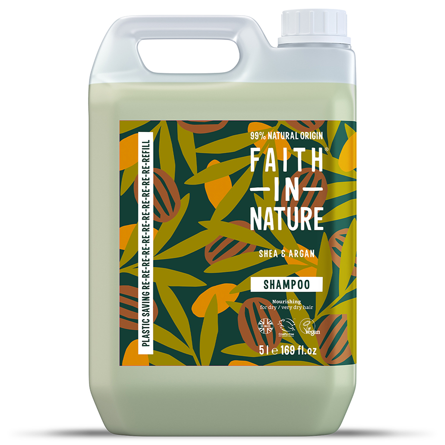 Faith in Nature Shea & Argan Shampoo - 5L