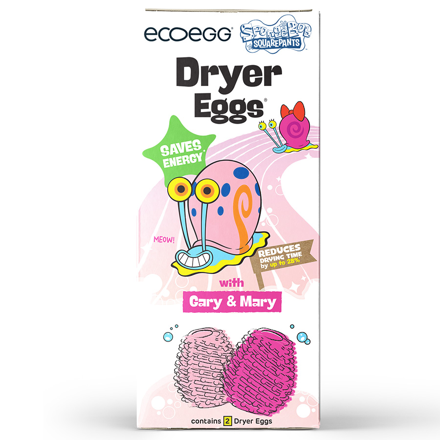 ecoegg x SpongeBob Gary & Mary Dryer Eggs - Fragrance Free