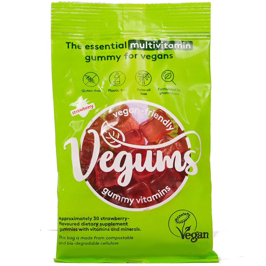 Vegums Vegan Multivitamin Gummies Bag - 30 gummies