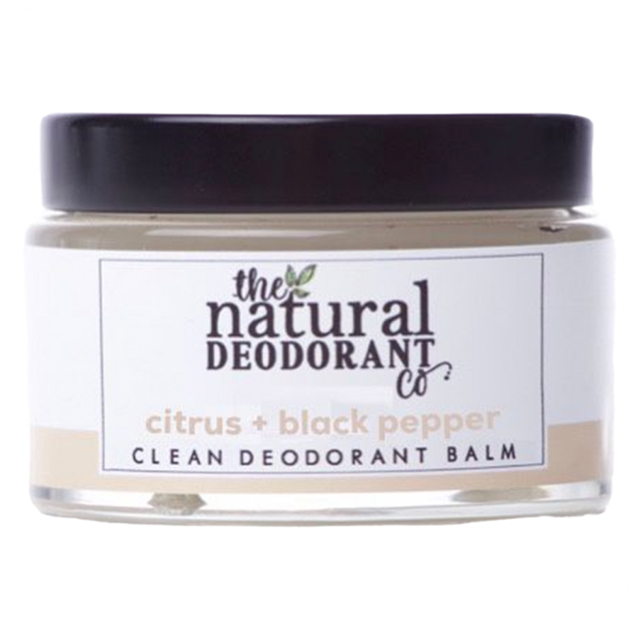 Natural Deodorant Co Clean Deodorant Balm - Citrus & Black Pepper - 55g