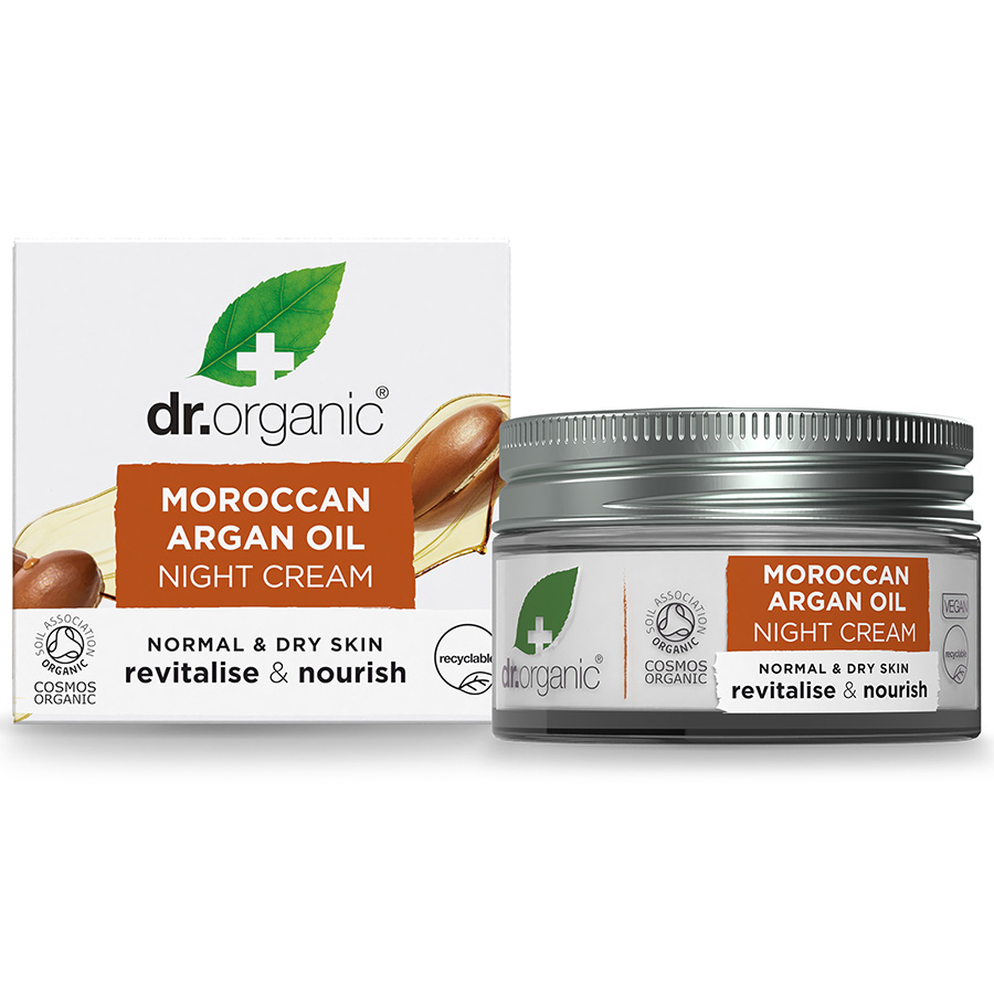 Dr Organic Moroccan Argan Oil Night Cream - 50ml