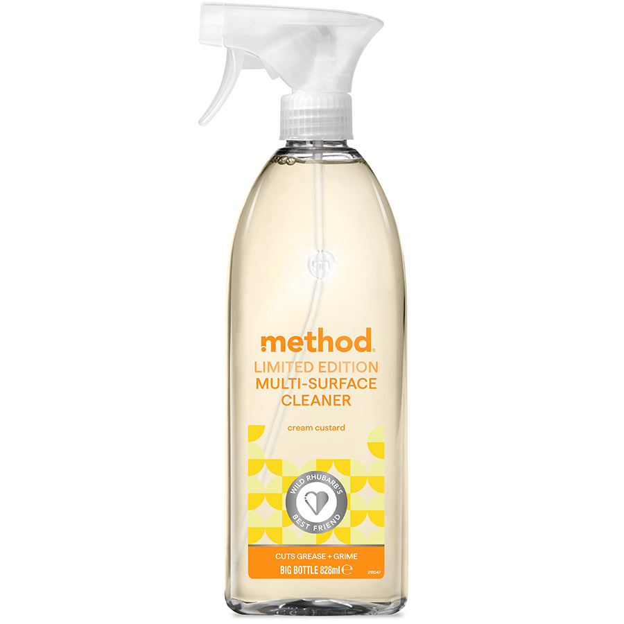 Method Multi Surface Spray - Cream Custard - 828ml