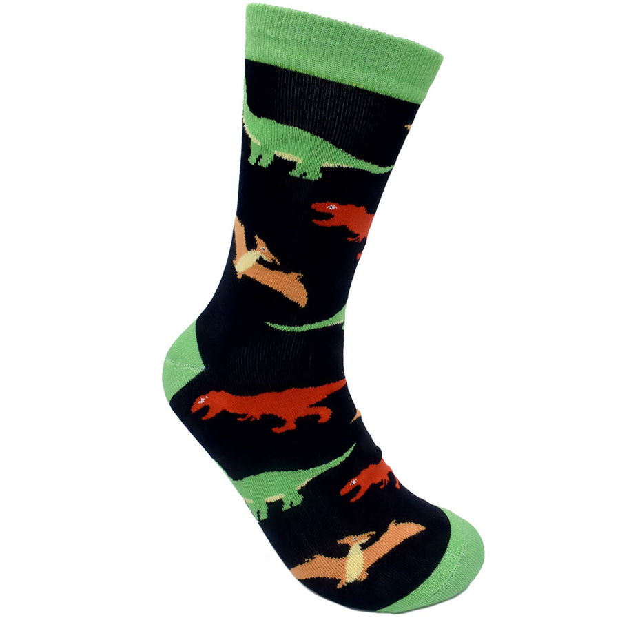 Fair Trade Dinosaur Bamboo Socks - UK 7-11