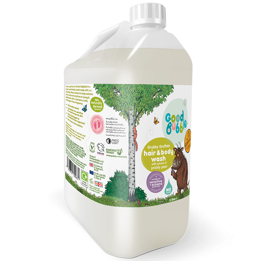 Good Bubble Gruffalo Hair & Body Wash with Prickly Pear Refill - 5L