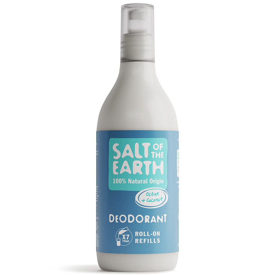 Salt of the Earth Natural Deodorant Roll-on Refill - Ocean & Coconut - 525ml