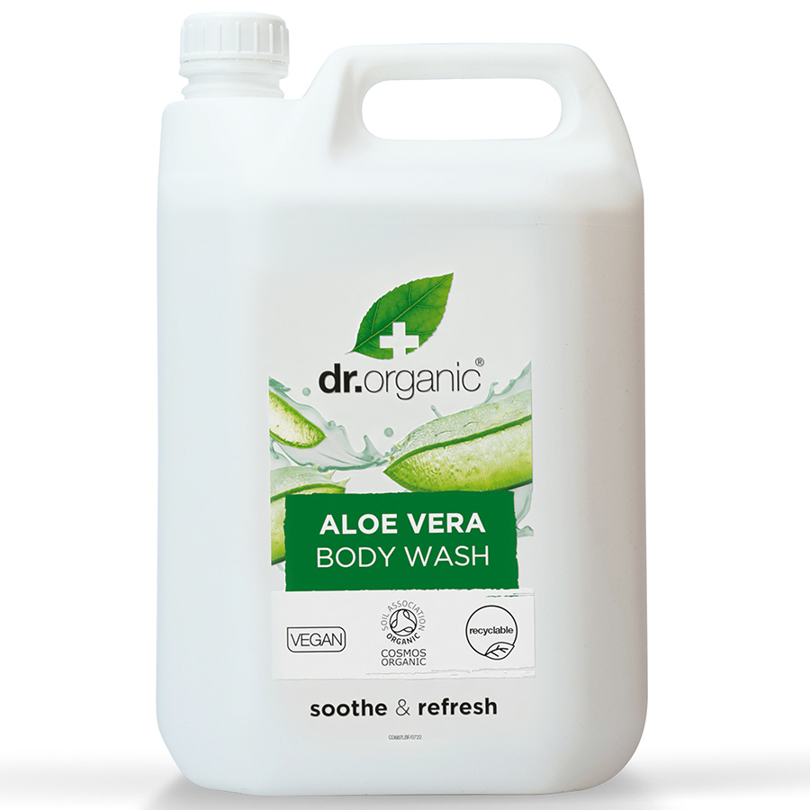 Dr Organic Aloe Vera Body Wash - 5L