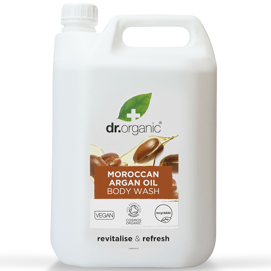 Dr Organic Moroccan Argan Oil Body Wash - 5L