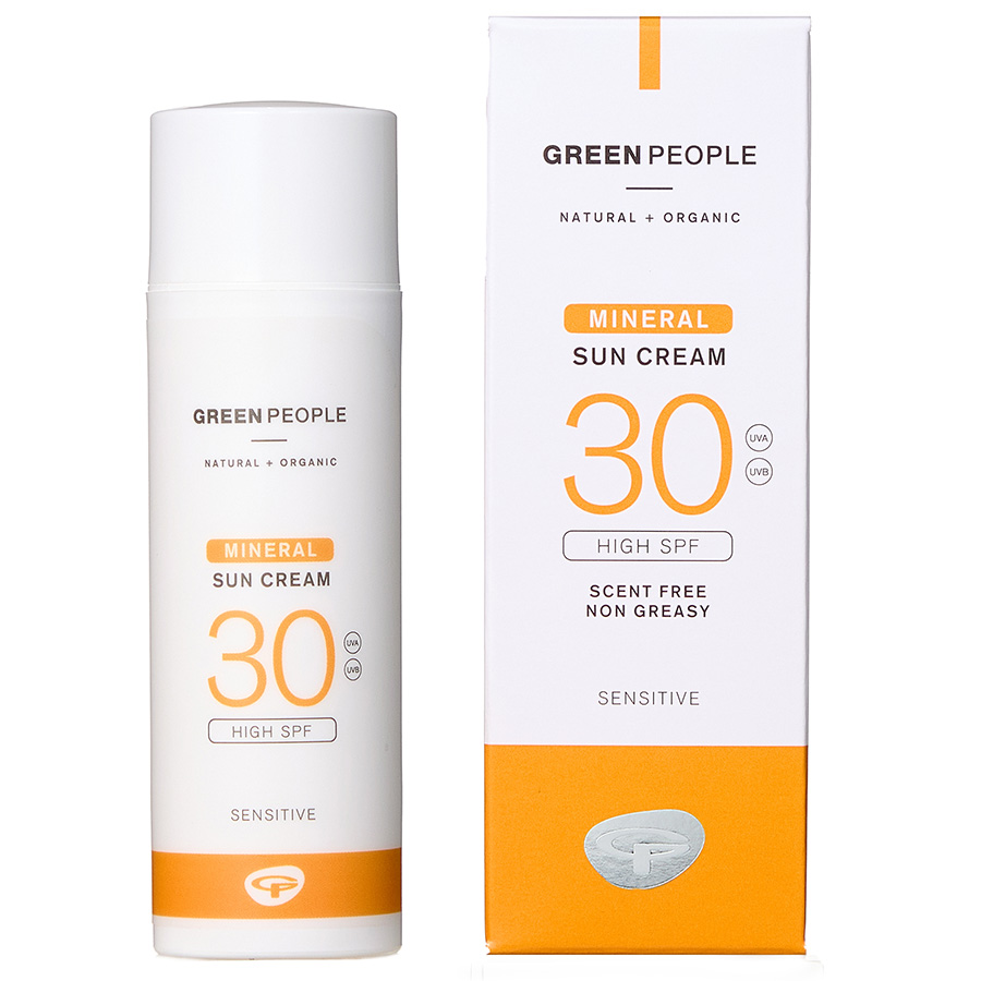 Green People Scent Free Mineral Suncream - SPF30 - 50ml