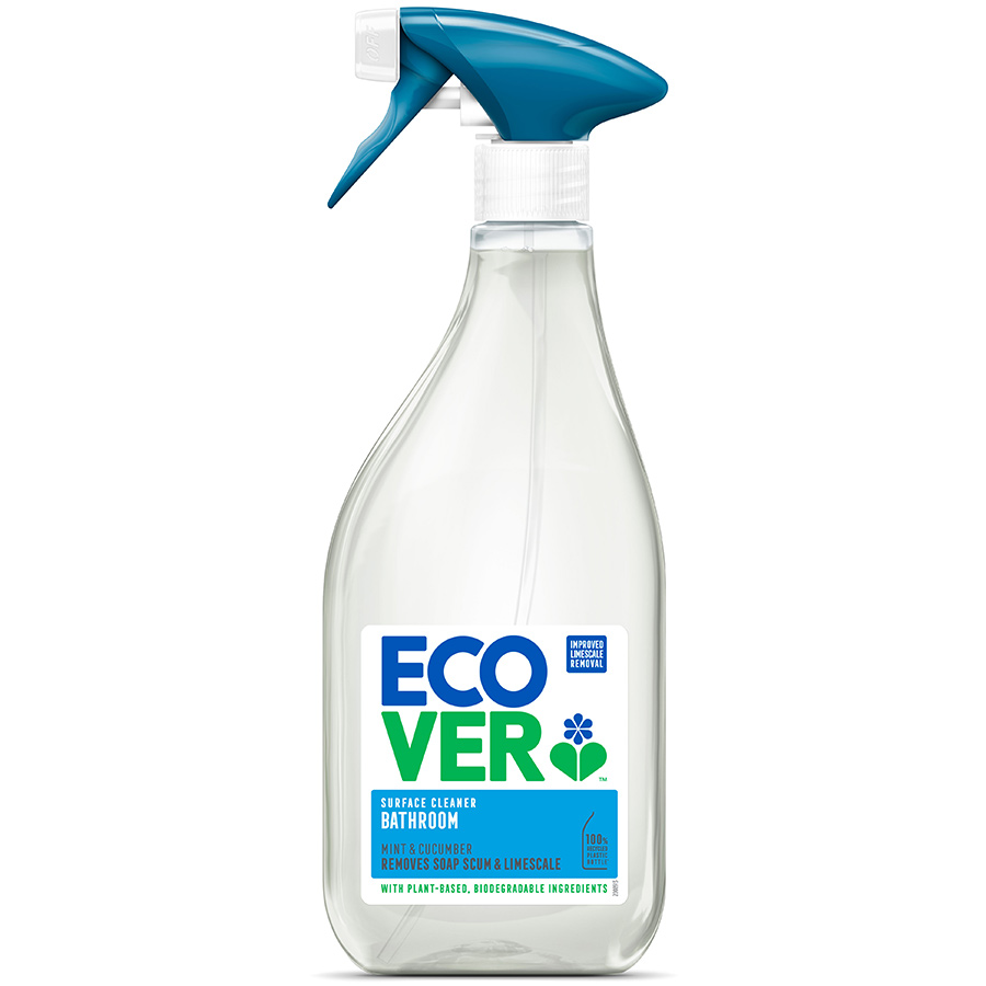 Image of Ecover Bathroom Cleaner Spray - Mint & Cucumber - 500ml