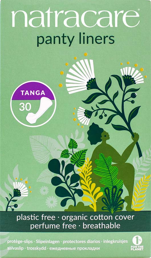 Natracare Organic Cotton Panty Liner - Tanga - Pack of 30