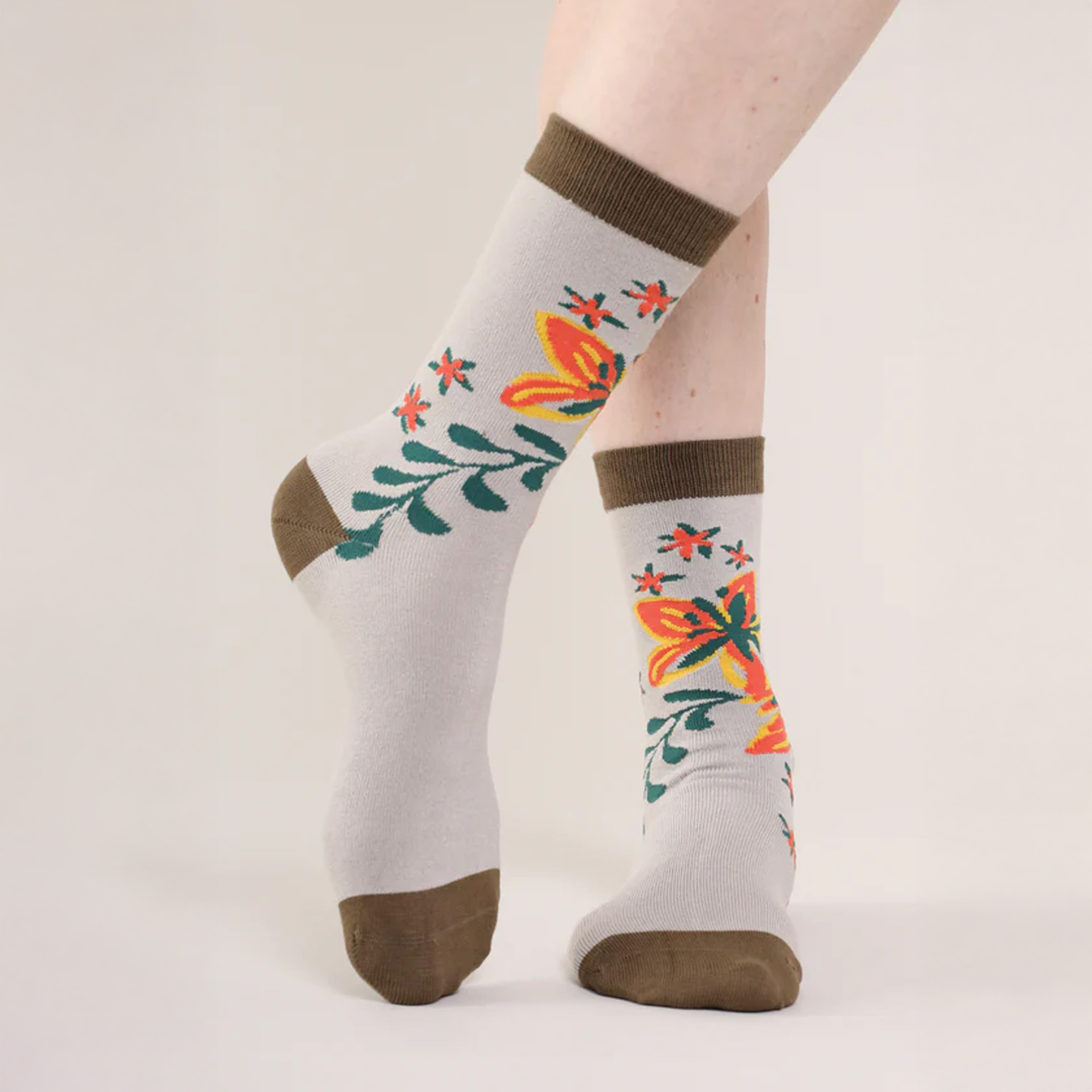 Nomads Sophie Bamboo Socks - Ecru