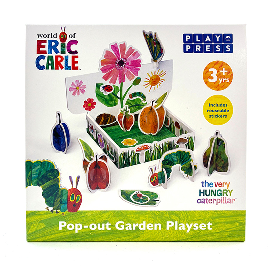 PlayPress Toys The Very Hungry Caterpillar Garden Playset
