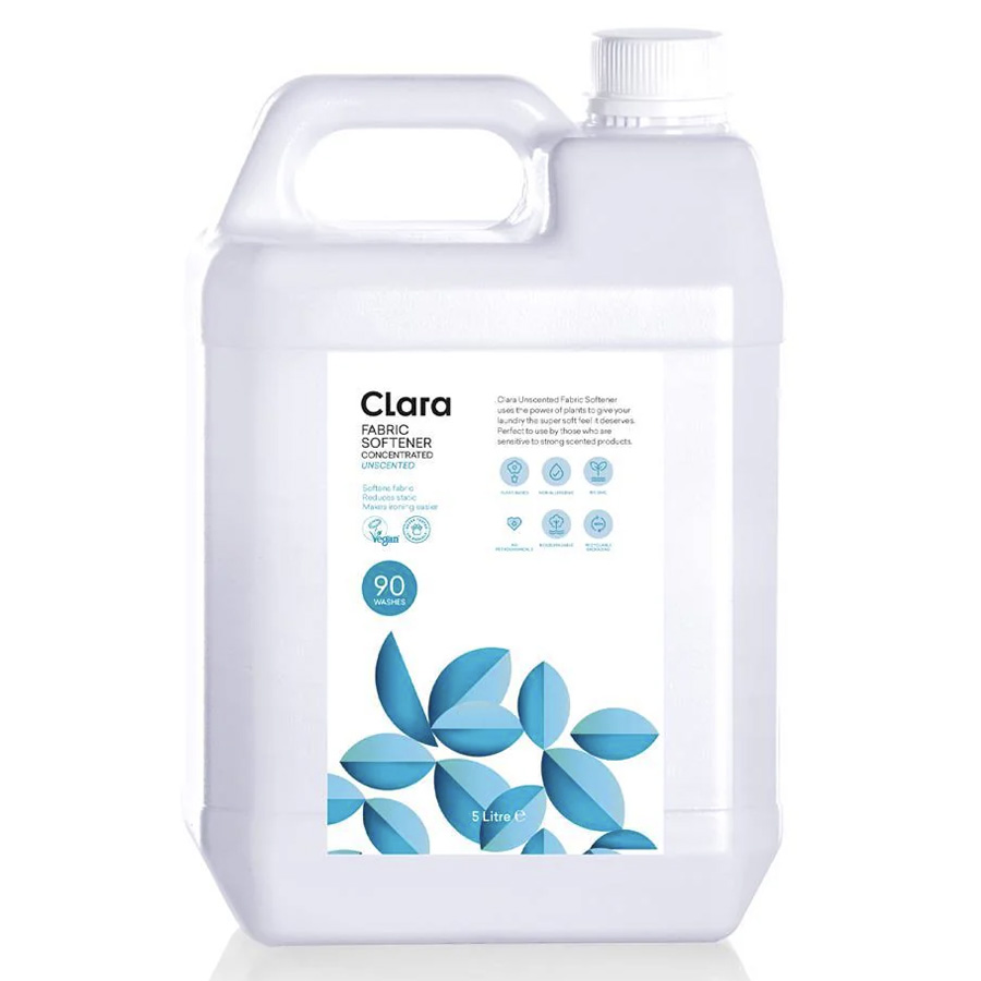 Clara Concentrated Fabric Softener Unscented - 5L