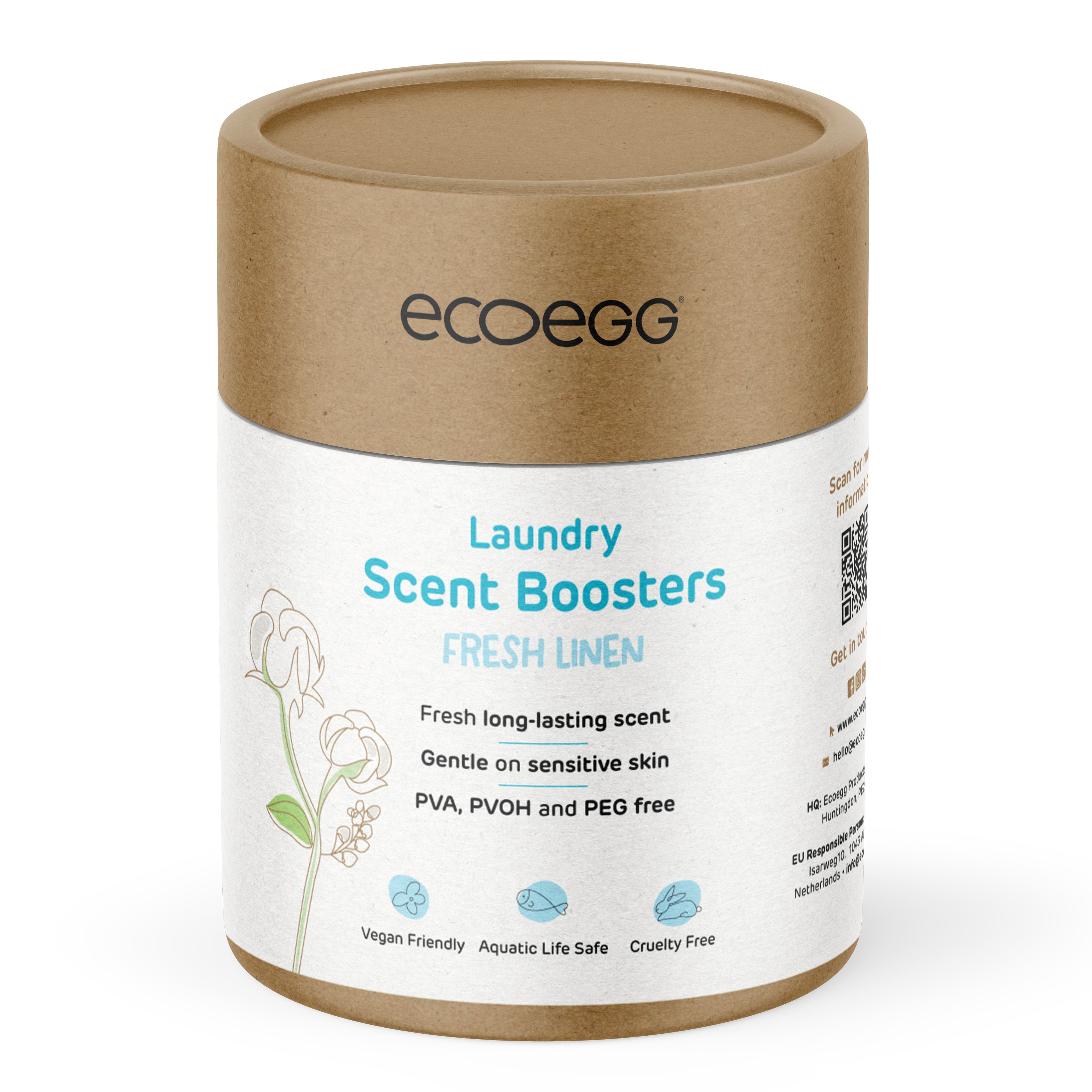 ecoegg Laundry Scent Booster - Fresh Linen - 250g