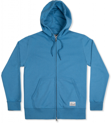 Womens Agnes Zip Hoodie - Ocean Blue