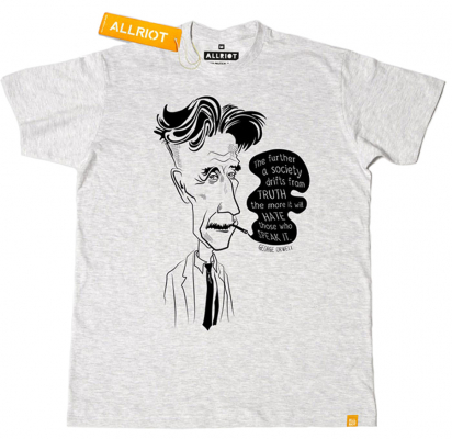 All Riot George Orwell 1984 Organic T-Shirt