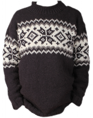 Mens Yukon Sweater - Charcoal