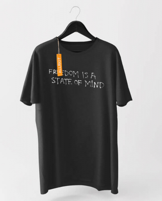 All Riot Freedom is a State of Mind Organic T-Shirt