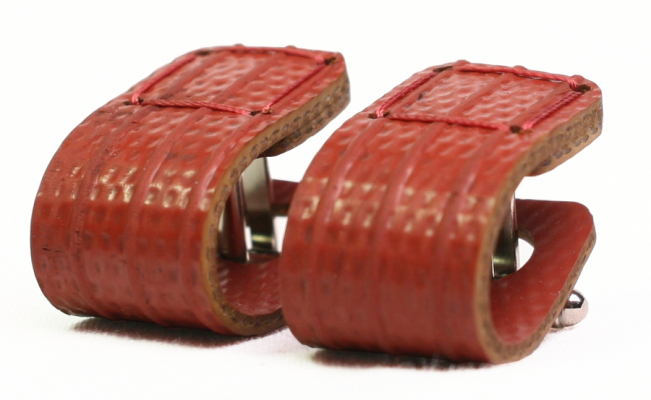 Elvis & Kresse Reclaimed Firehose Wraparound Cufflinks