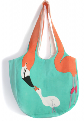 Chilean Flamingo Beach Bag