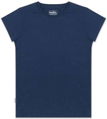 Wilda Organic Cotton Tee - Navy