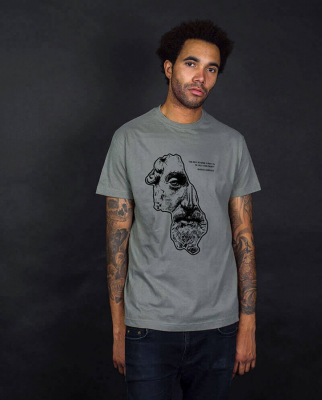 All Riot Marcus Aurelius Organic T-Shirt - Khaki