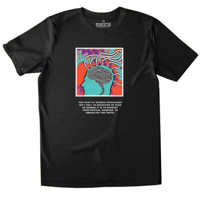 All Riot Modern Propaganda Organic T-Shirt - Black
