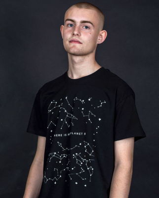 All Riot There is No Planet B Organic T-Shirt - Black