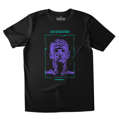 All Riot A Man Who Stands for Nothing Organic T-Shirt - Black